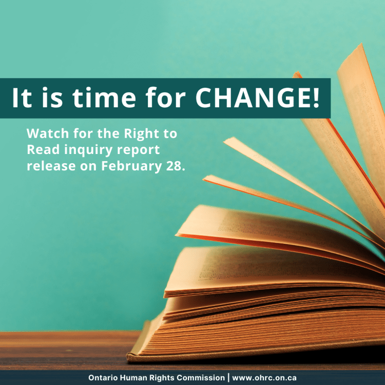 Time for change: Watch the release of the Right to Read Inquiry&nbsp;Report
